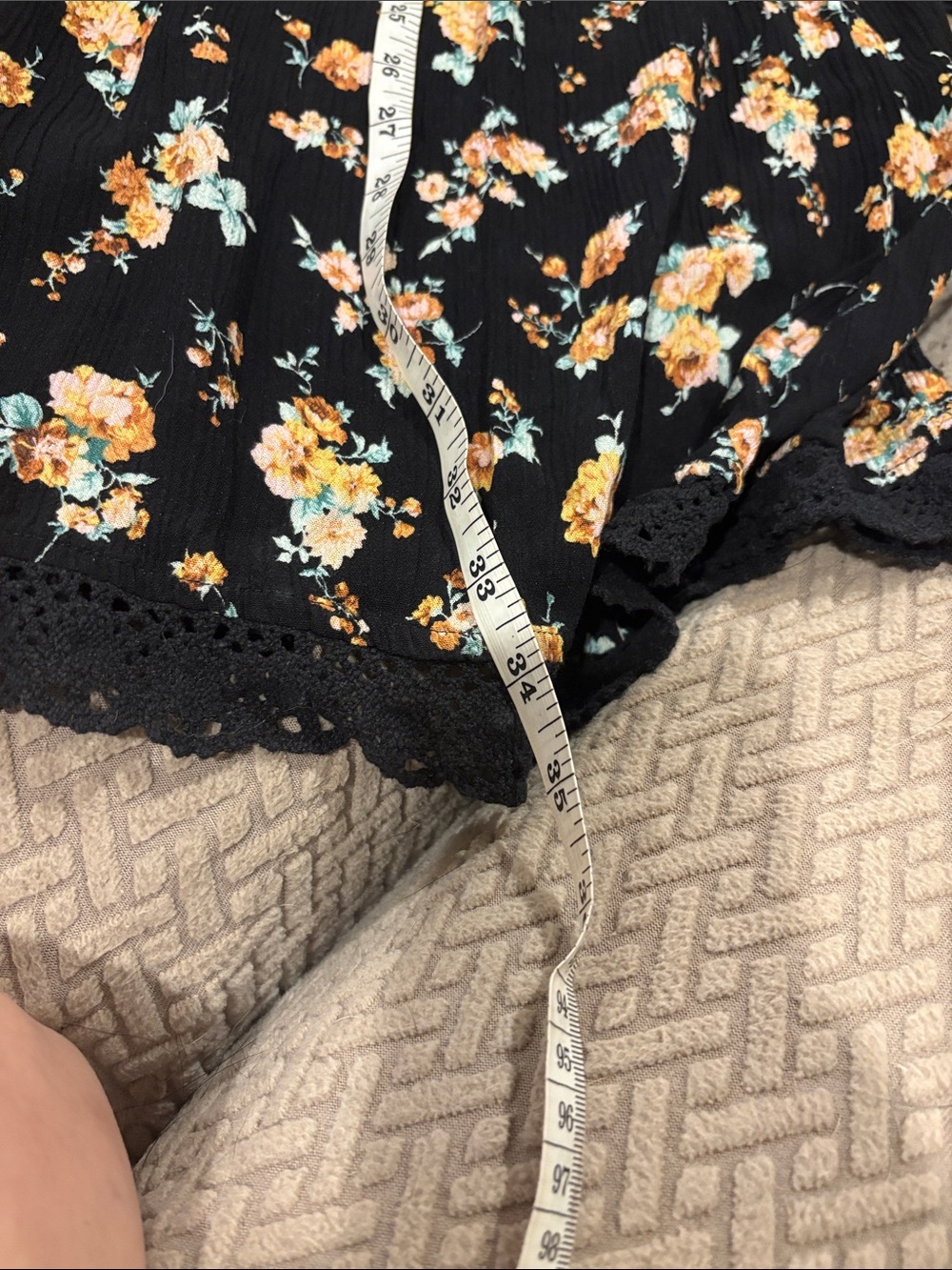 Uncle Frank Black Floral Midi Dress with Yellow Blooms - Picture 2 of 4